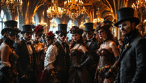 Déguisement steampunk bal masqué victorien