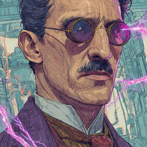 nikola tesla steampunk