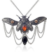 Winged Insect Chain Necklace - Elytra - Vignette | Steampunk Store