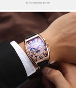 Montre Automatique Tonneau Homme à Cœur Ouvert - Vignette | Steampunk Store