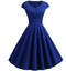 Navy Blue Pin-up Dress - Veronica Lake