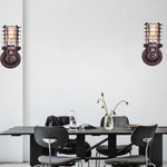 Industrial Steampunk Wall Sconce in Wrought Iron - The Loft Glow - Vignette | Steampunk Store