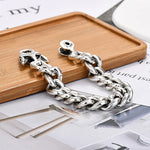 Bracelet Cubain Fleur de Cerisier en Argent S925 - Vignette | Steampunk Store
