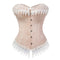 Corset Jacquard pour Femmes - dentelle blanche