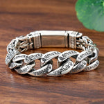 Bracelet Mantra Porte-Bonheur en Argent S925 - Vignette | Steampunk Store