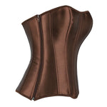 Damen-Korsett aus einfarbigem Satin – 5 Farben - Vignette | Steampunk Store