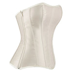 Damen-Korsett aus einfarbigem Satin – 5 Farben - Vignette | Steampunk Store