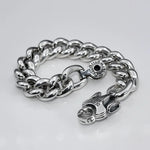 Bracelet Cubain Fleur de Cerisier en Argent S925 - Vignette | Steampunk Store
