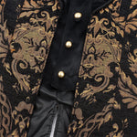 Redingote Brocart Homme - Style Militaire Gothique - Vignette | Steampunk Store
