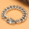 Bracelet Cubain Fleur de Cerisier en Argent S925 - porté au poignet 28