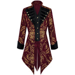 Redingote Brocart Homme - Style Militaire Gothique - Vignette | Steampunk Store