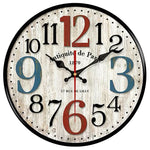 Horloge Murale Vintage Européenne 30 cm - Vignette | Steampunk Store