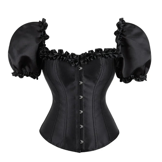 Corset Victorien Noir - Irène Adler