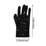 Kurze florale Spitzenhandschuhe - Vintage-Stil - Vignette | Steampunk Store