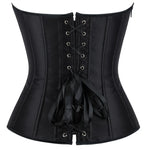 Damen-Korsett aus einfarbigem Satin – 5 Farben - Vignette | Steampunk Store