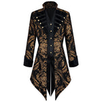 Redingote Brocart Homme - Style Militaire Gothique - Vignette | Steampunk Store