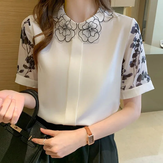 Chemise Mousseline Florale