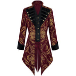 Redingote Brocart Homme - Style Militaire Gothique - Vignette | Steampunk Store