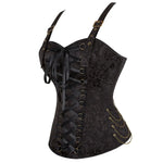 Pirate Corset with Jacquard Straps - Vignette | Steampunk Store