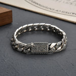 Bracelet Vigne Homme en Argent S925 - Vignette | Steampunk Store