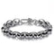 Bracelet Vajra Gravé Homme en Argent S925 - vue du fermoir 19