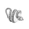Men's Silver Snake Ring - Power and Mystery
