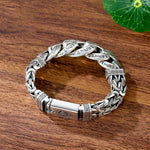 Bracelet Mantra Porte-Bonheur en Argent S925 - Vignette | Steampunk Store