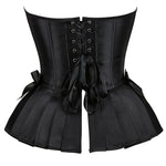 Jacquard-Korsett mit Schößchen - Burlesque-Stil - Vignette | Steampunk Store