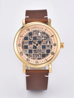 Montre Squelette Homme à Cadran Échiquier - Vignette | Steampunk Store