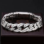 Bracelet Mantra Porte-Bonheur en Argent S925 - Vignette | Steampunk Store