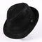 Chapeau Fedora Cuir Homme – Gentleman à Bord Court