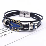 Bracelet Guitare Punk Rock en Similicuir - Vignette | Steampunk Store