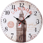 Horloge Murale Vintage Européenne 30 cm - Vignette | Steampunk Store