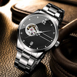 Reloj Automático para Hombre de Corazón Abierto y Acero - Vignette | Steampunk Store