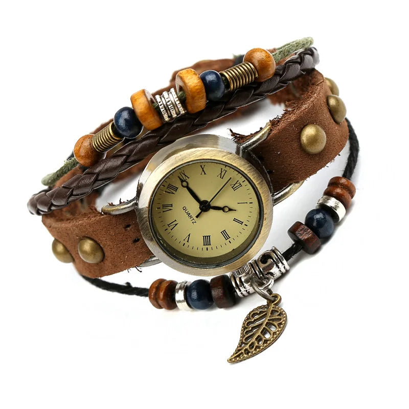 Damen Fantasy Uhr Leder Strap Dreampunk Steampunk Store