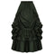 Jupe Steampunk Victorienne à Volants - drapé avec touche gothique