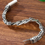 Bracelet Mantra Porte-Bonheur en Argent S925 - Vignette | Steampunk Store