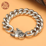 Bracelet Cubain Fleur de Cerisier en Argent S925 - Vignette | Steampunk Store