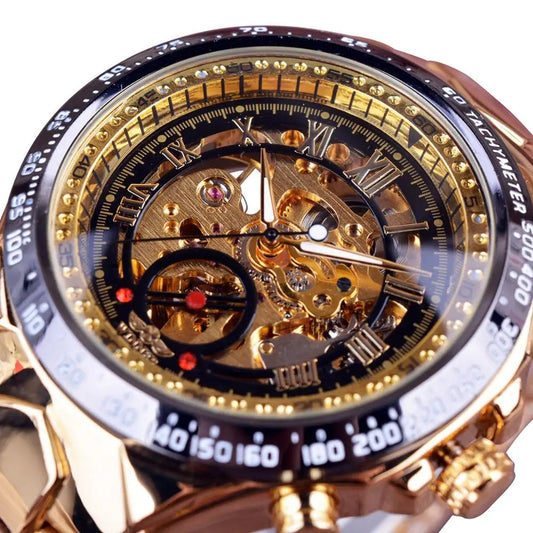 Steampunk Men's Watch - Visible Mechanism