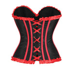 Gothic Rüschenkorsett – 5 Farben - Vignette | Steampunk Store