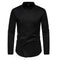 Hombre Camisa, cuello mao, abotonadura asimétrica