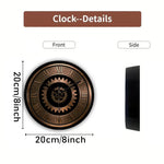 Horloge Engrenages Bronze - Cadran Steampunk - Vignette | Steampunk Store