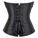 Espartilho Vitoriano em Cetim e Renda - 4 Cores - Vignette | Steampunk Store