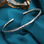 Bracelet Plume Homme Réglable en Argent S925 - Vignette | Steampunk Store