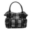 Bolsa Gótica Tartan - Alça Punk com Algemas