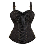 Pirate Corset with Jacquard Straps - Vignette | Steampunk Store