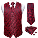 Gilet Paisley Homme - Jacquard Coloré - Vignette | Steampunk Store