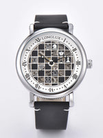 Montre Squelette Homme à Cadran Échiquier - Vignette | Steampunk Store