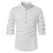Chemise Col Mao Manche Courte - Estivale