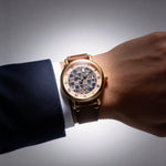 Montre Squelette Homme à Cadran Échiquier - Vignette | Steampunk Store